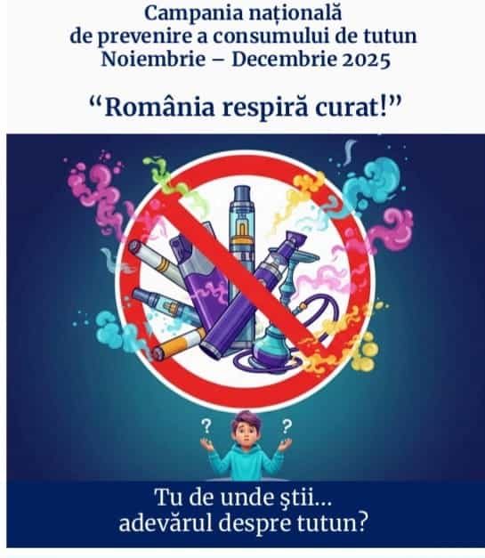 CAMPANIA ANTIFUMAT ”ROMÂNIA RESPIRĂ CURAT”